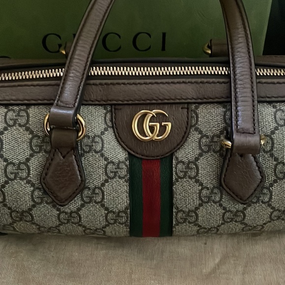 GUCCI Ophidia Boston Bag GG Supreme - Picture 3 of 10